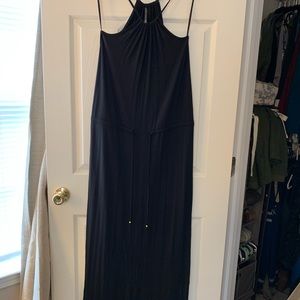 Black maxi dress